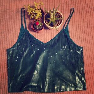 Flowy Sequin Tank ⭐️ Express
